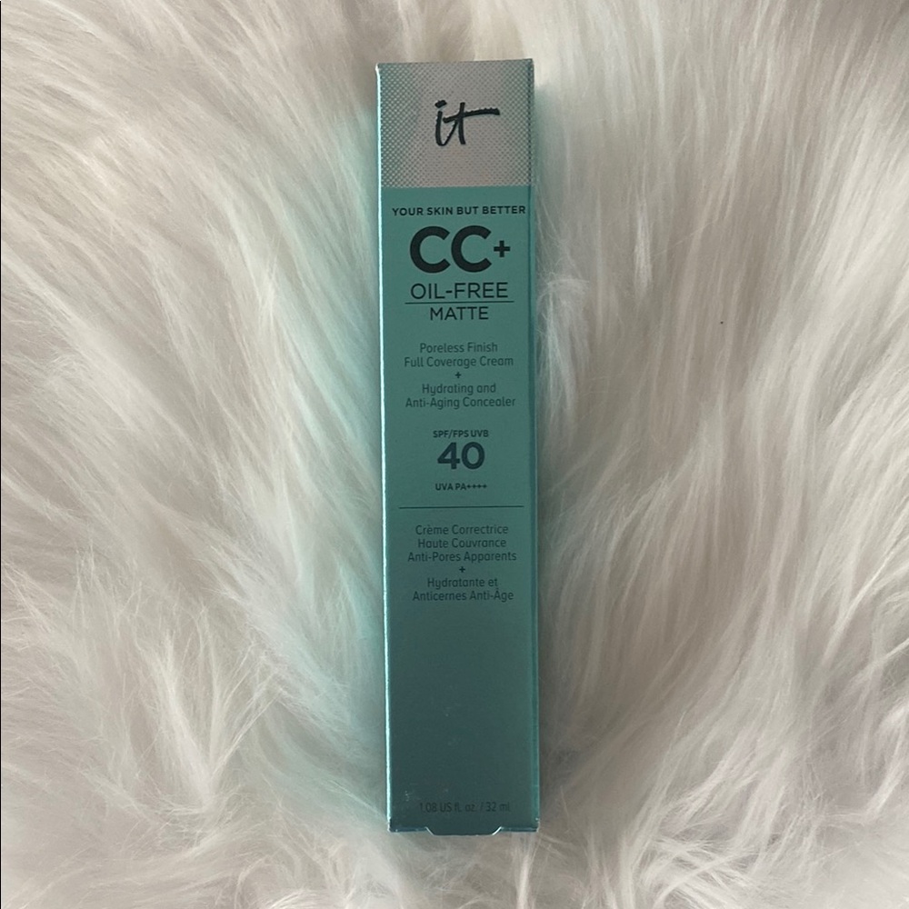New IT Cosmetics CC+ Matte Cream with SPF 40 Tan